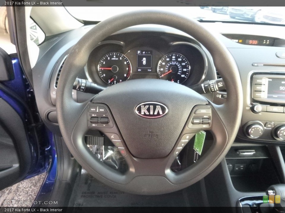 Black Interior Steering Wheel for the 2017 Kia Forte LX #116751646