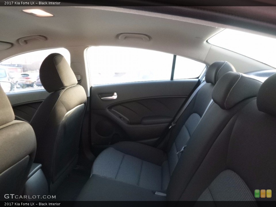 Black Interior Rear Seat for the 2017 Kia Forte LX #116751910