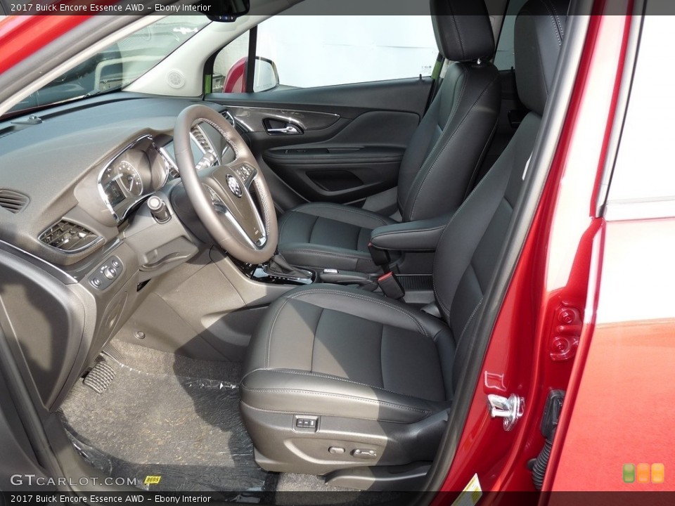 Ebony Interior Photo for the 2017 Buick Encore Essence AWD #116759578