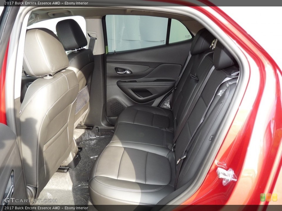 Ebony Interior Rear Seat for the 2017 Buick Encore Essence AWD #116759601