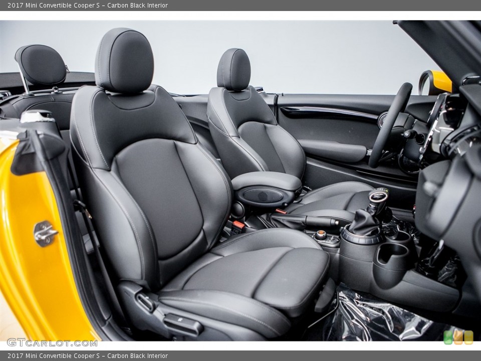Carbon Black Interior Photo for the 2017 Mini Convertible Cooper S #116762416