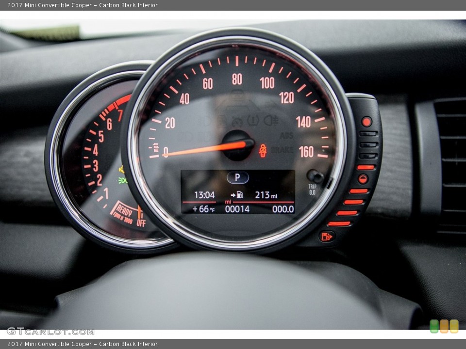 Carbon Black Interior Gauges for the 2017 Mini Convertible Cooper #116762833