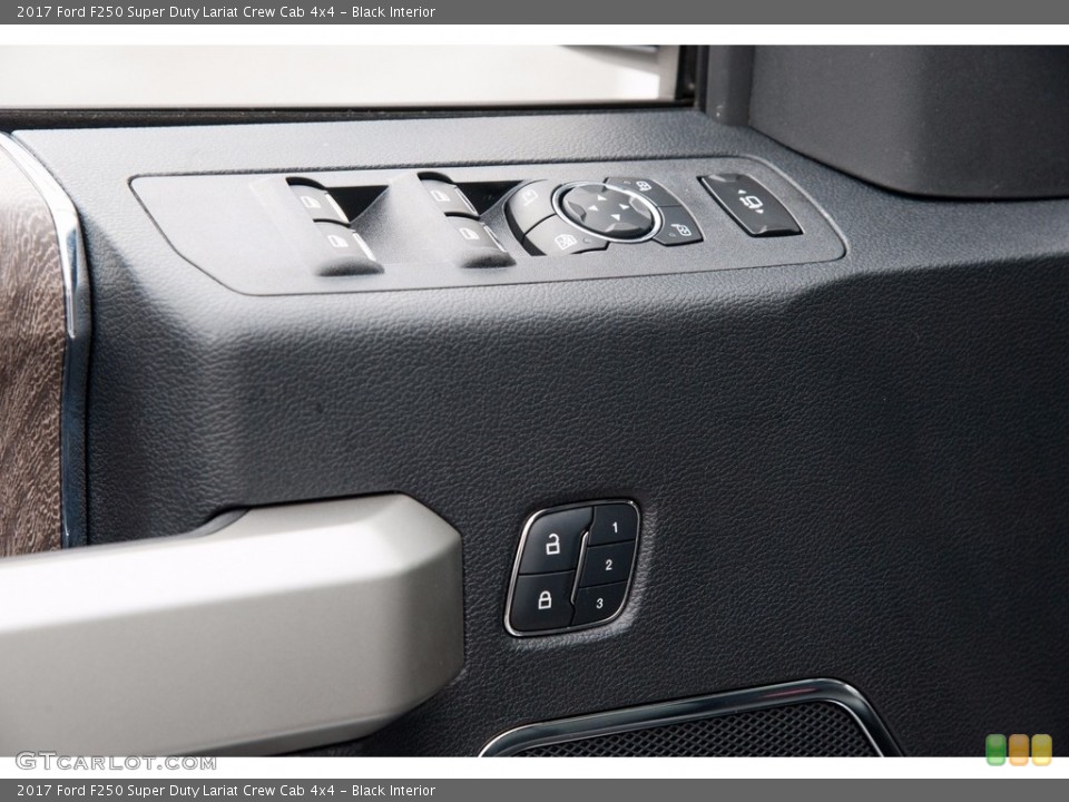 Black Interior Controls for the 2017 Ford F250 Super Duty Lariat Crew Cab 4x4 #116765476
