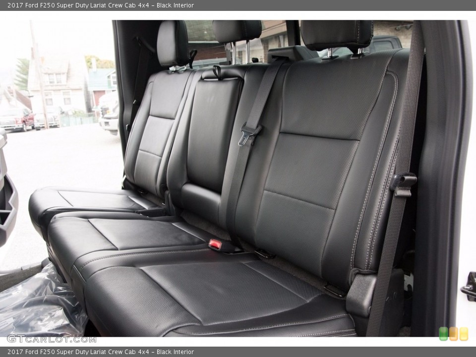 Black Interior Rear Seat for the 2017 Ford F250 Super Duty Lariat Crew Cab 4x4 #116765649