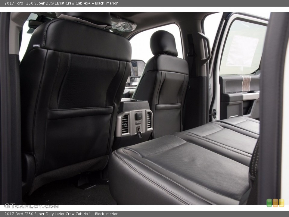Black Interior Rear Seat for the 2017 Ford F250 Super Duty Lariat Crew Cab 4x4 #116765671
