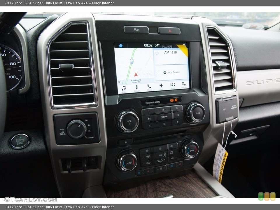 Black Interior Controls for the 2017 Ford F250 Super Duty Lariat Crew Cab 4x4 #116765719