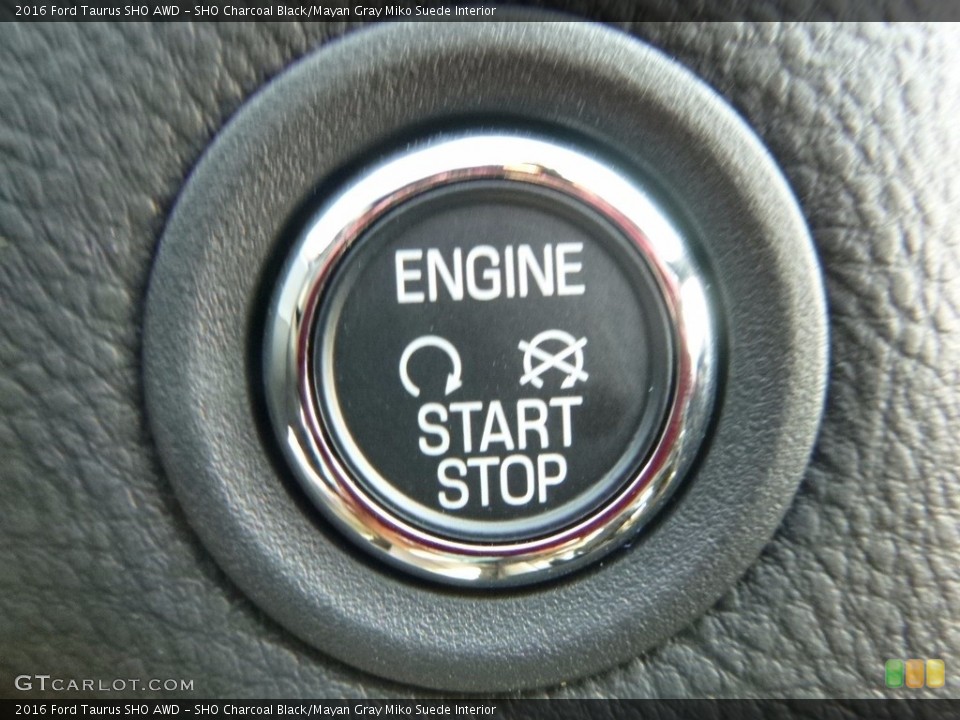 SHO Charcoal Black/Mayan Gray Miko Suede Interior Controls for the 2016 Ford Taurus SHO AWD #116767126