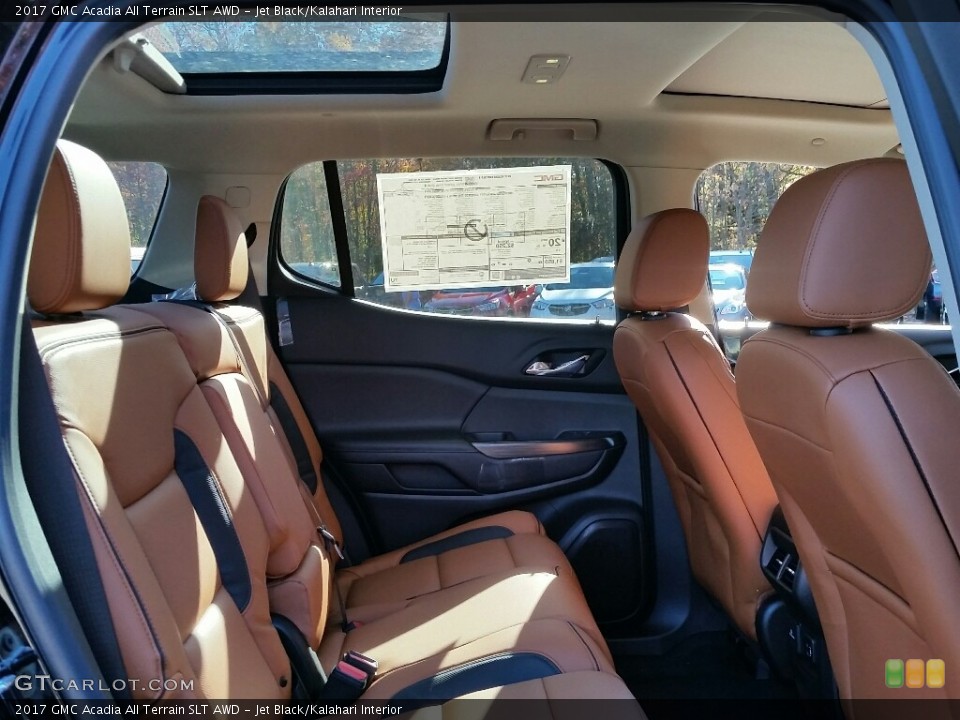 Jet Black/Kalahari Interior Rear Seat for the 2017 GMC Acadia All Terrain SLT AWD #116769238