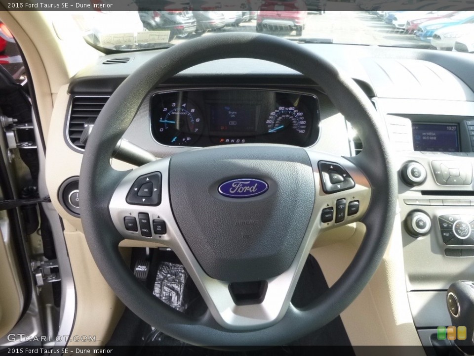 Dune Interior Steering Wheel for the 2016 Ford Taurus SE #116769310