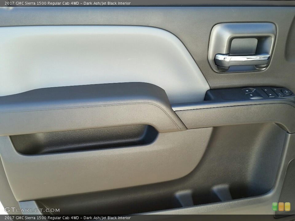 Dark Ash/Jet Black Interior Door Panel for the 2017 GMC Sierra 1500 Regular Cab 4WD #116769799