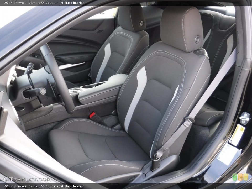 Jet Black Interior Front Seat for the 2017 Chevrolet Camaro SS Coupe #116771140