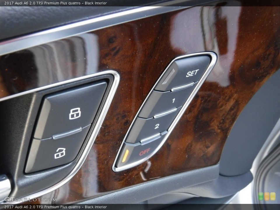 Black Interior Controls for the 2017 Audi A6 2.0 TFSI Premium Plus quattro #116772013
