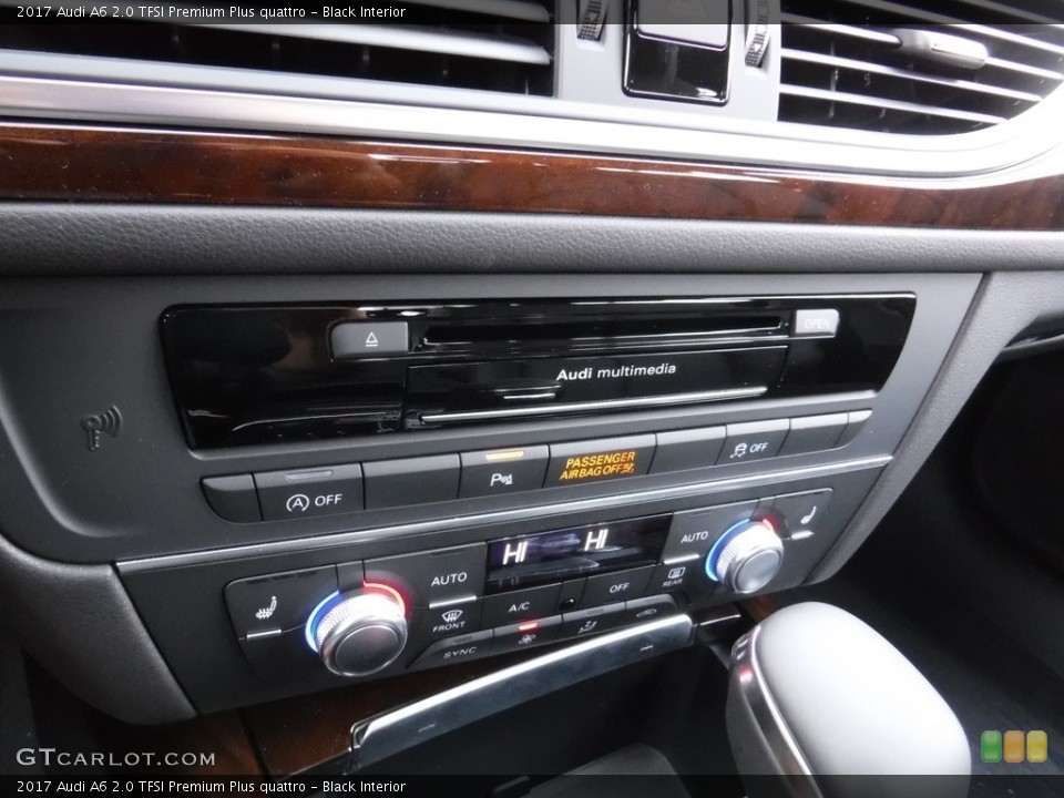 Black Interior Controls for the 2017 Audi A6 2.0 TFSI Premium Plus quattro #116772118
