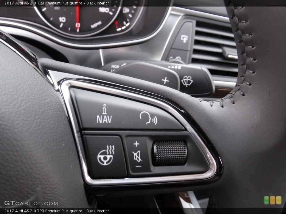 Black Interior Controls for the 2017 Audi A6 2.0 TFSI Premium Plus quattro #116772244