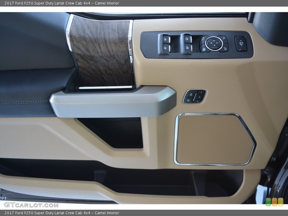 Camel Interior Door Panel for the 2017 Ford F250 Super Duty Lariat Crew Cab 4x4 #116774614