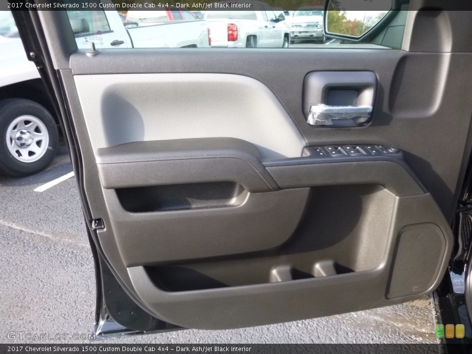Dark Ash/Jet Black Interior Door Panel for the 2017 Chevrolet Silverado 1500 Custom Double Cab 4x4 #116778643