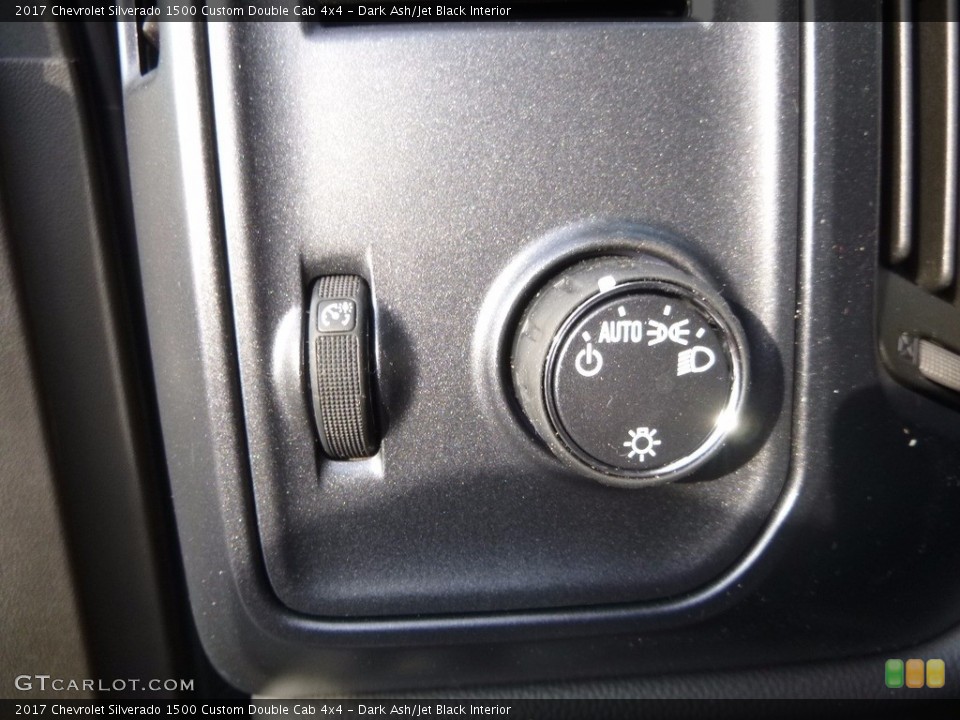 Dark Ash/Jet Black Interior Controls for the 2017 Chevrolet Silverado 1500 Custom Double Cab 4x4 #116778673
