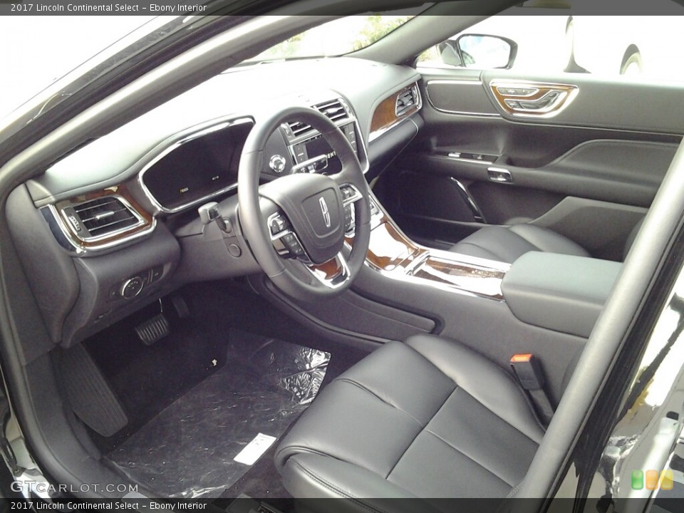 Ebony Interior Photo for the 2017 Lincoln Continental Select #116783008
