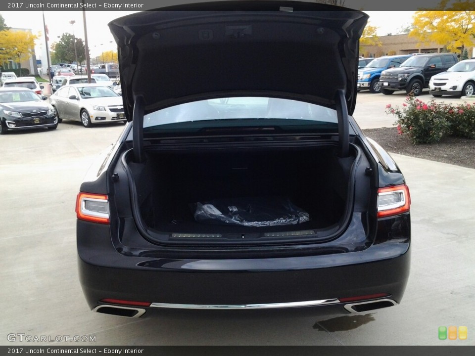 Ebony Interior Trunk for the 2017 Lincoln Continental Select #116783062