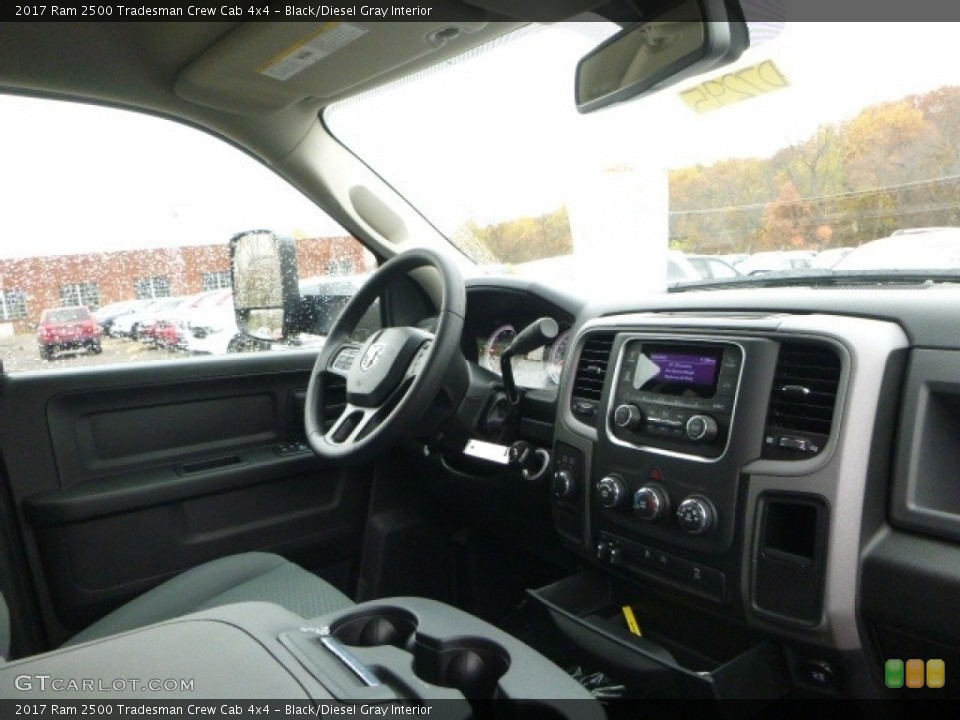 Black/Diesel Gray Interior Dashboard for the 2017 Ram 2500 Tradesman Crew Cab 4x4 #116787261