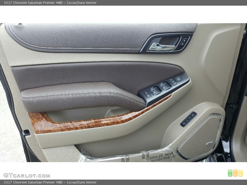 Cocoa/Dune Interior Door Panel for the 2017 Chevrolet Suburban Premier 4WD #116787459