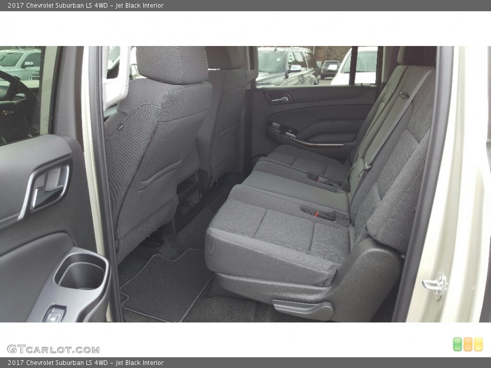 Jet Black Interior Rear Seat for the 2017 Chevrolet Suburban LS 4WD #116788392