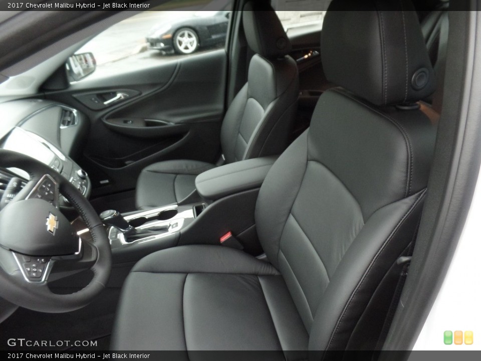 Jet Black Interior Front Seat for the 2017 Chevrolet Malibu Hybrid #116792148