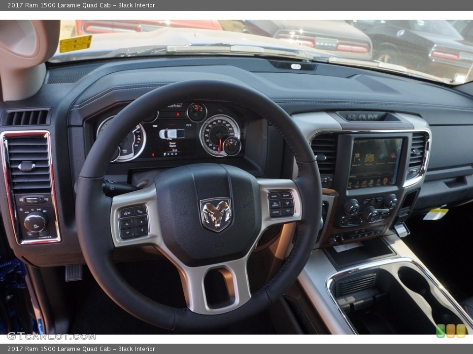Black Interior Dashboard for the 2017 Ram 1500 Laramie Quad Cab #116795505