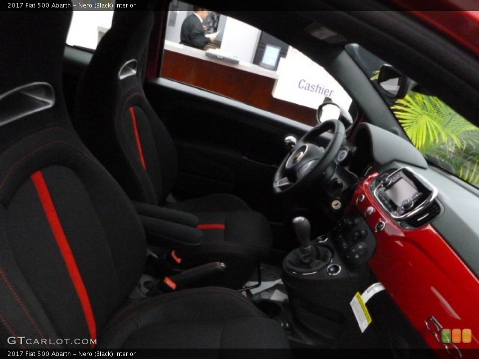 Nero (Black) Interior Photo for the 2017 Fiat 500 Abarth #116800866