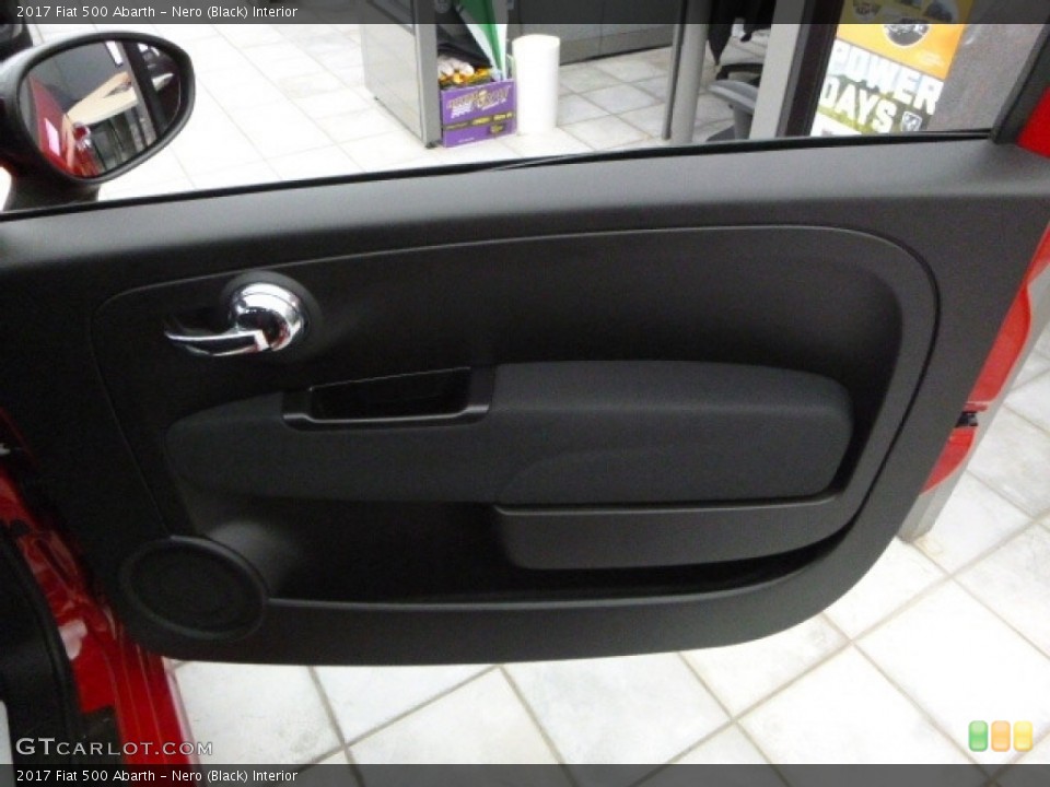 Nero (Black) Interior Door Panel for the 2017 Fiat 500 Abarth #116800911