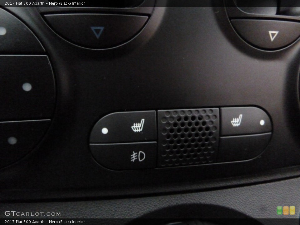 Nero (Black) Interior Controls for the 2017 Fiat 500 Abarth #116801031