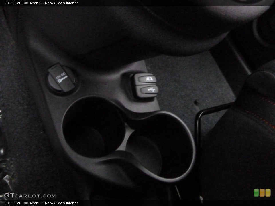 Nero (Black) Interior Controls for the 2017 Fiat 500 Abarth #116801115