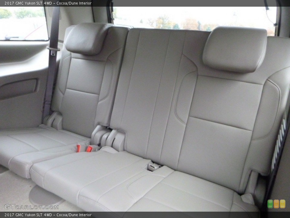 Cocoa/Dune Interior Rear Seat for the 2017 GMC Yukon SLT 4WD #116801595