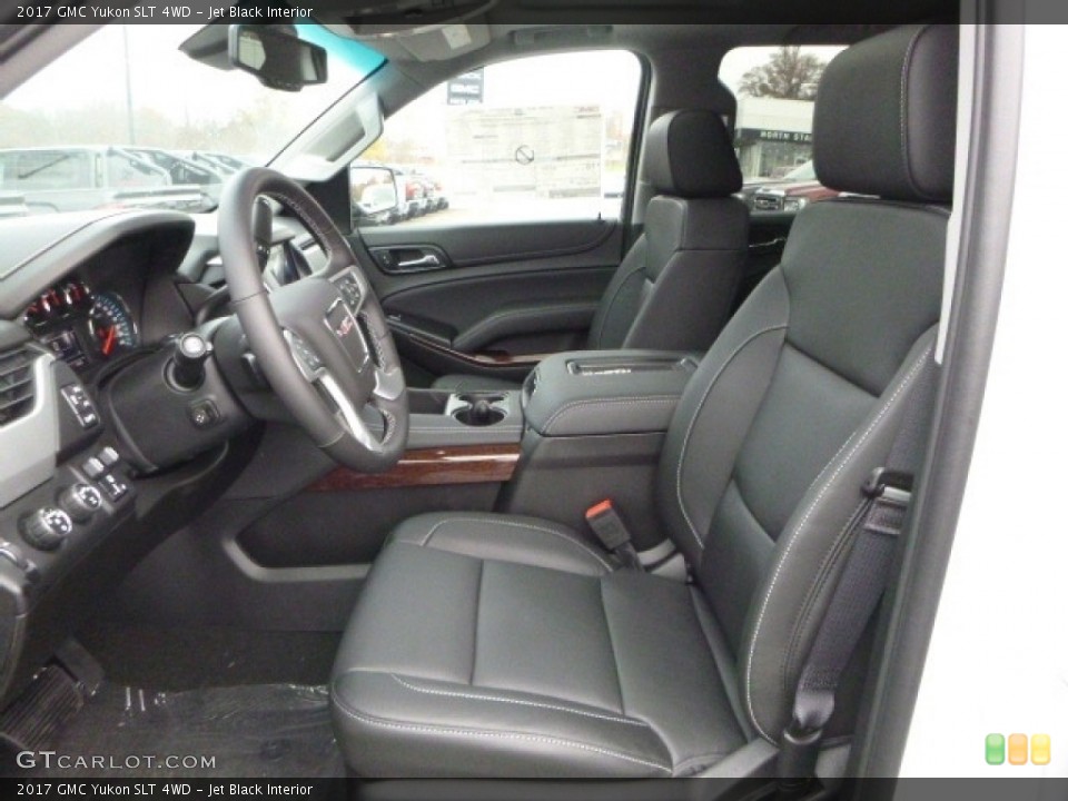 Jet Black Interior Front Seat for the 2017 GMC Yukon SLT 4WD #116802009