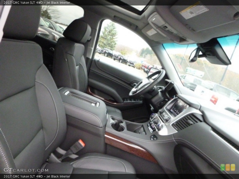 Jet Black Interior Front Seat for the 2017 GMC Yukon SLT 4WD #116802237