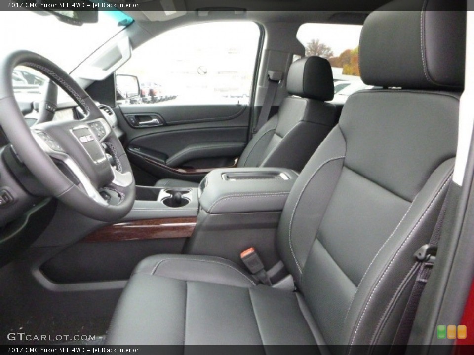 Jet Black Interior Front Seat for the 2017 GMC Yukon SLT 4WD #116802312