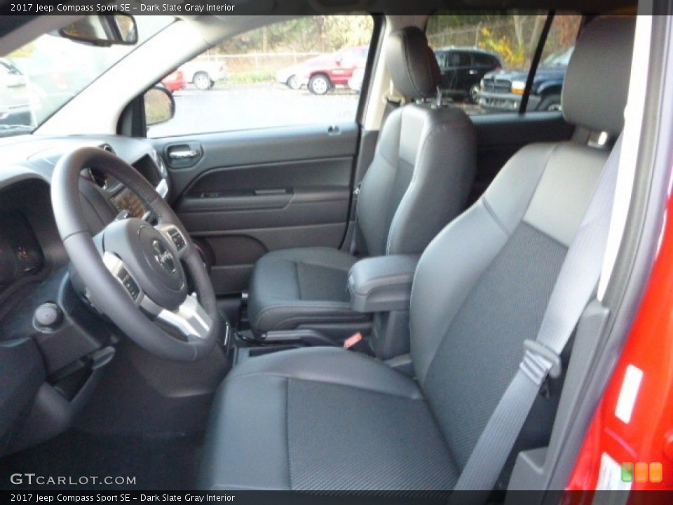 Dark Slate Gray Interior Photo for the 2017 Jeep Compass Sport SE #116803051