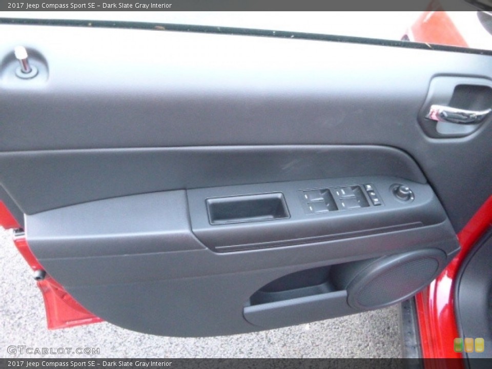 Dark Slate Gray Interior Door Panel for the 2017 Jeep Compass Sport SE #116803062