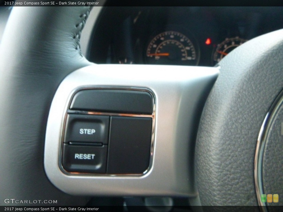 Dark Slate Gray Interior Controls for the 2017 Jeep Compass Sport SE #116803116
