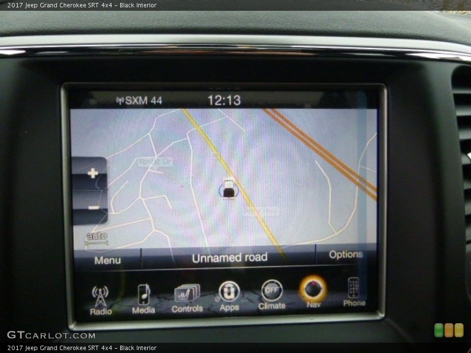 Black Interior Navigation for the 2017 Jeep Grand Cherokee SRT 4x4 #116804202