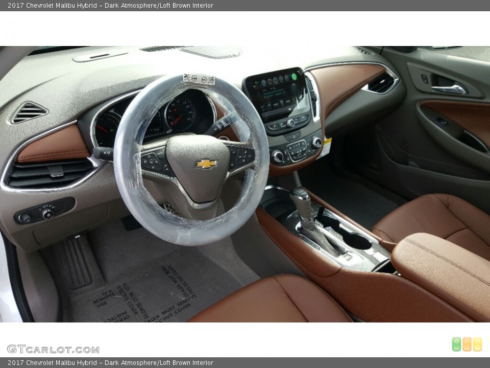 Dark Atmosphere/Loft Brown Interior Photo for the 2017 Chevrolet Malibu Hybrid #116805189