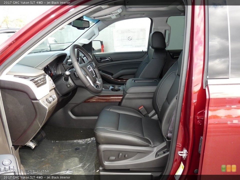 Jet Black Interior Photo for the 2017 GMC Yukon SLT 4WD #116807013