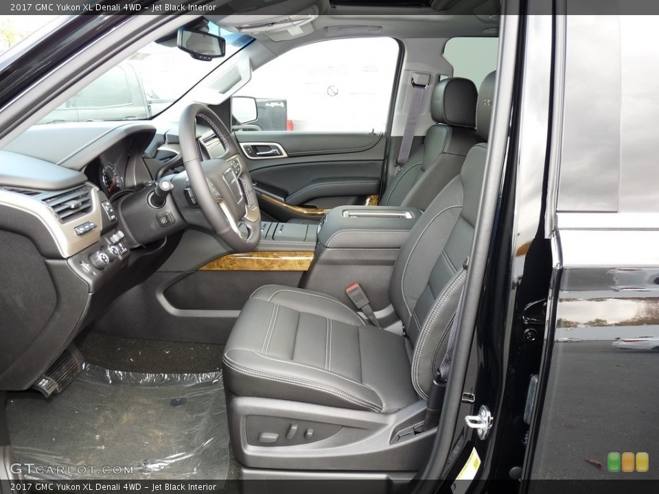 Jet Black Interior Photo for the 2017 GMC Yukon XL Denali 4WD #116807268