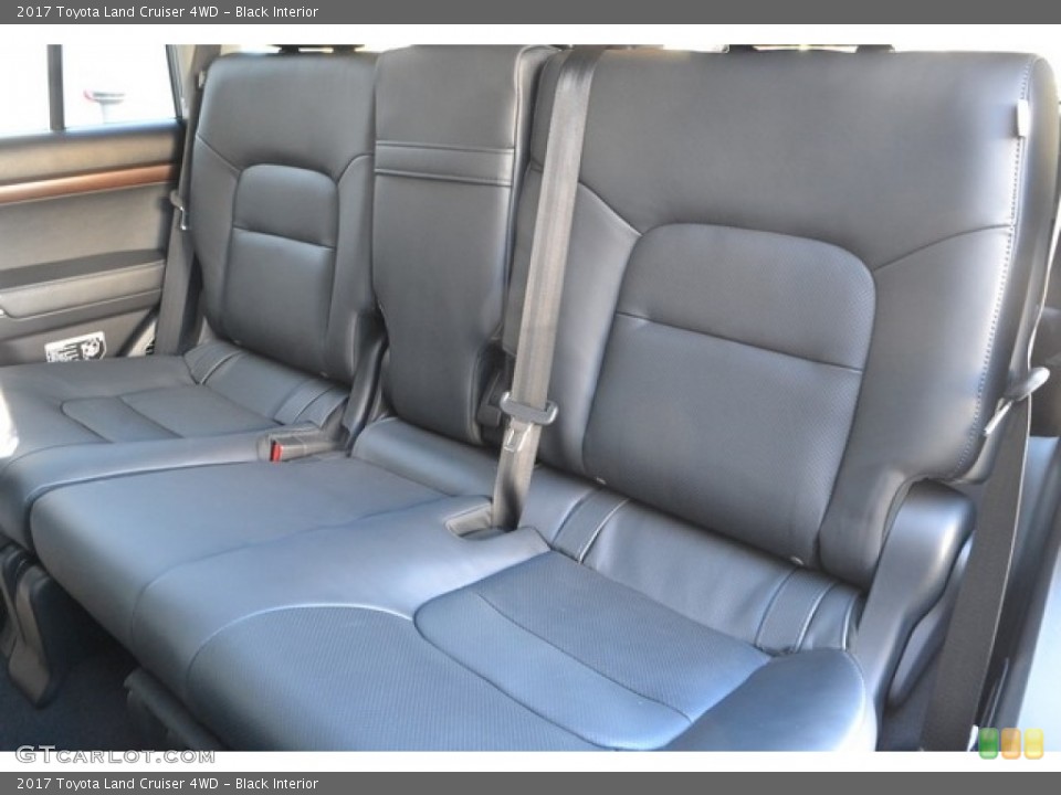 Black Interior Rear Seat for the 2017 Toyota Land Cruiser 4WD #116809296