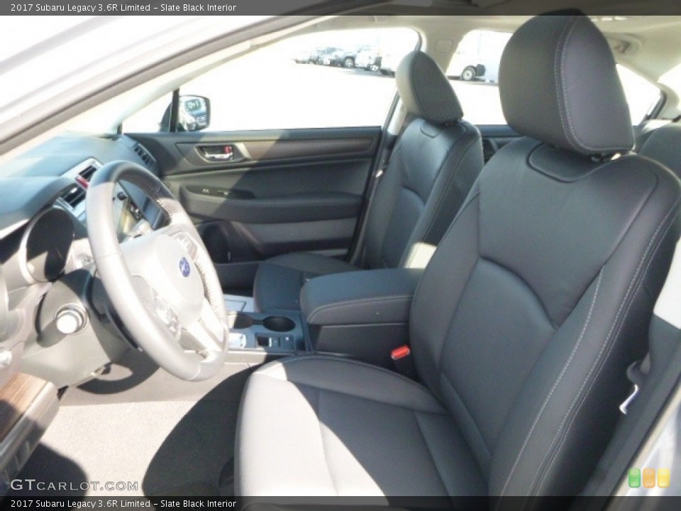 Slate Black 2017 Subaru Legacy Interiors