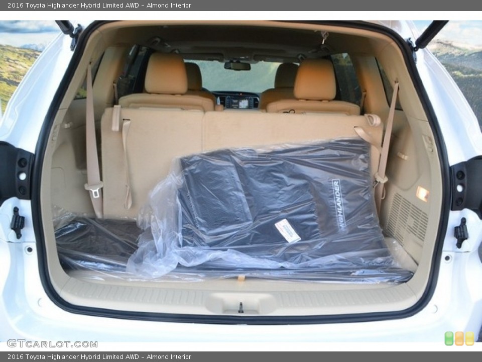 Almond Interior Trunk for the 2016 Toyota Highlander Hybrid Limited AWD #116810880