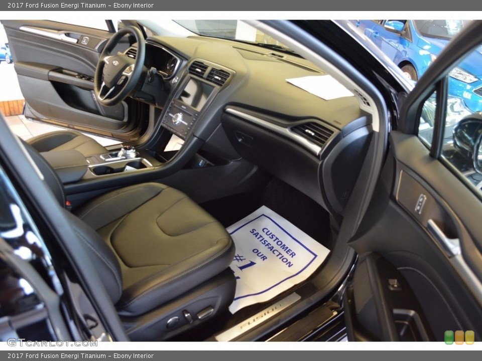 Ebony Interior Dashboard for the 2017 Ford Fusion Energi Titanium #116810946