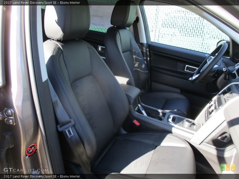 Ebony Interior Front Seat for the 2017 Land Rover Discovery Sport SE #116811024