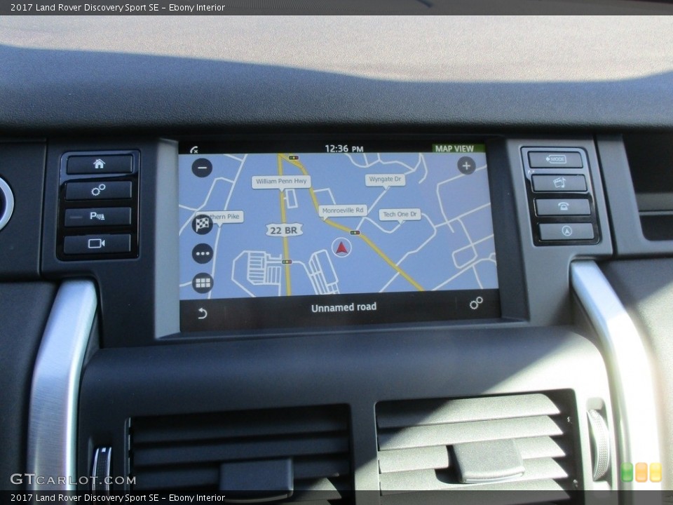 Ebony Interior Navigation for the 2017 Land Rover Discovery Sport SE #116811573