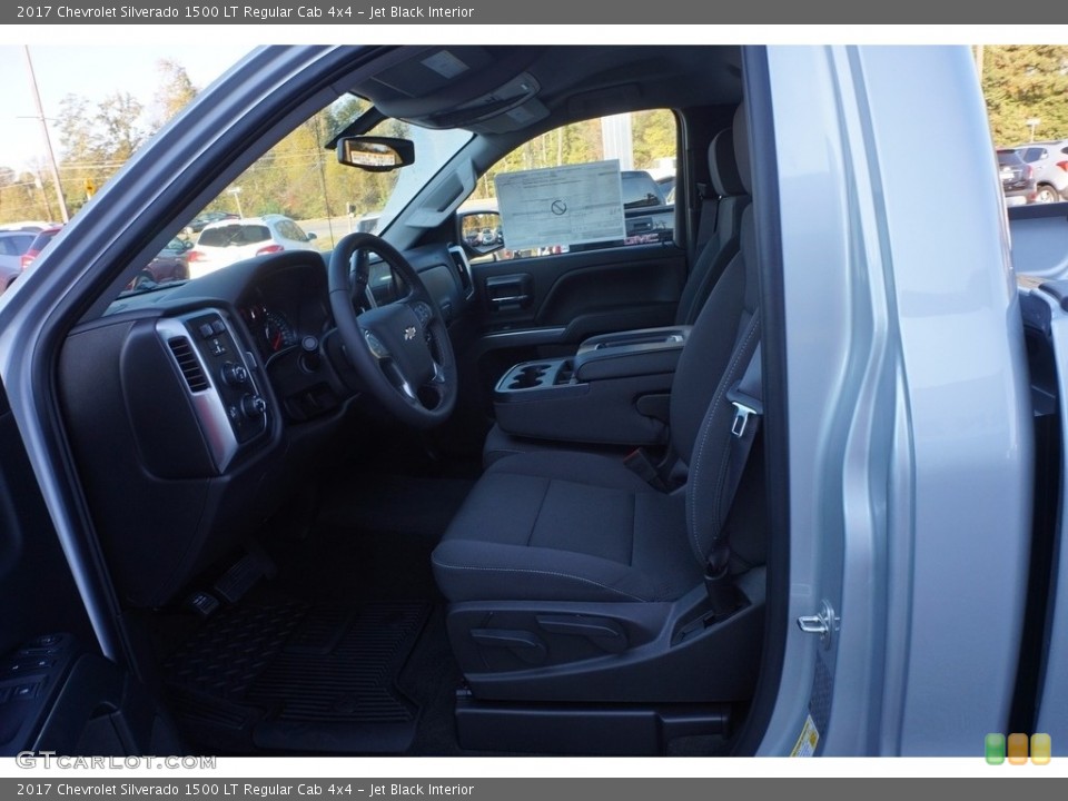 Jet Black Interior Photo for the 2017 Chevrolet Silverado 1500 LT Regular Cab 4x4 #116815914
